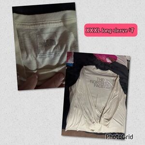 The north face long sleeves